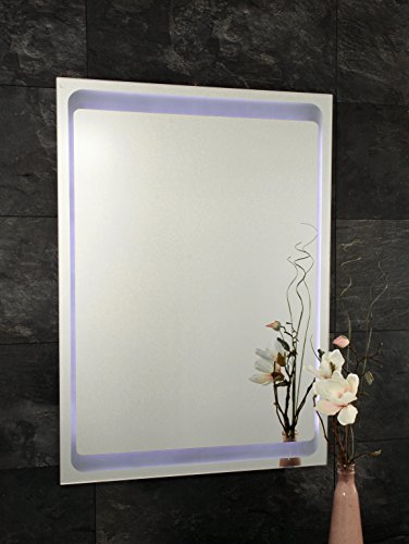 B-WARE Wandspiegel Badspiegel Neon Badezimmerspiegel Wand Spiegel Ambiente-Light 90 x 65 cm - 3