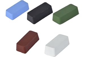 KTNYL 5 Pièces Pasta de Pulir, Barras de Compuesto para Pulir, Compuesto de Pulido Verde, Compuesto de Pulido para Afilado para Lustrar, Pulir, Cuchillas de Afilar, Cinceles de Tallado en Madera