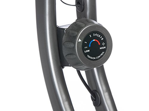 skandika Foldaway X-1000 Fitnessbike Heimtrainer klappbar mit Handpuls-Sensoren, 8-stufiger Magnetwiderstand, LCD Display ohne Rückenlehne - 7