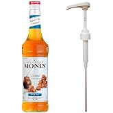 Monin Sugar Free Caramel 700ml Syrup + Monin Syrup Pump