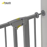 Hauck 597101 – Türschutzgitter Trigger Lock Safety Gate, silber, 75-81cm, Verlängerung separat erhältlich - 3
