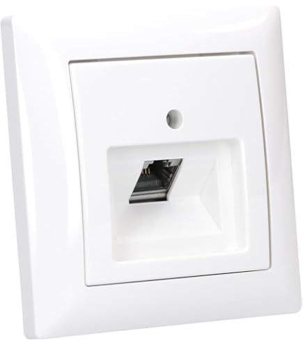 Busch Jäger Set: Unterputz Telefondose Von EBROM, TAE 3x6 NFN Für 1 Telefon Und 2 Zusatzgeräte In BalanceSi Alpinweiß, Rahmen Und Steckdose 20EUC-914 EBROM Phasenprüfer Zur Montage Der Geräte - View #6