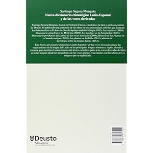 Nuevo diccionario etimológico latín-español y de las voces derivadas: Quinta edición (Letras)