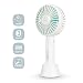Produktbild multifun USB Ventilator, Tischventilator Fan Lüfter mit Aroma Diffuser Funktion,Handventilator, 3-stufige Geschwindigkeitsregelung,Kompatibel am PC, Notebook, USB-Netzteil, PowerbankWeiß