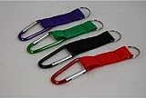 12er Pack Karabiner mit Schlüsselband 4 farbig sortiert...