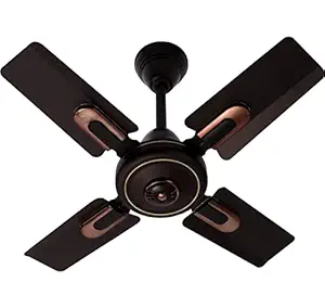 ALQO Decorative 600mm 4 blade ultra high speed ceiling Fan (Smoke Brown)