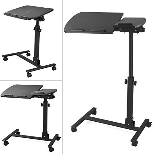 Yahee Laptoptisch Laptop Notebook Netbook Tisch auf Rollen verstellbar (59cm x 34.5cm) - 5