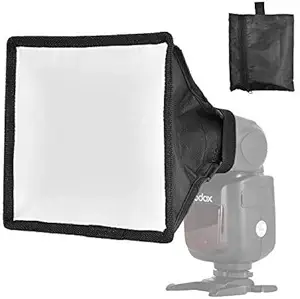 VTS Universal Flash Bounce Diffuser Reflector Soft Light Box Elastic Large Big Size Diffuser Softbox Dome Light Translucent for Flash/Speedlight (15cm X 17cm)