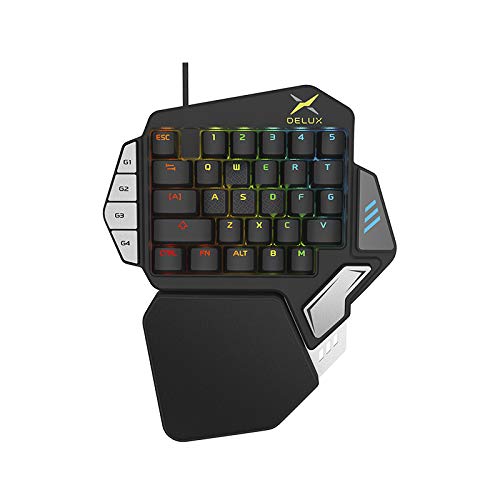 Preisvergleich Produktbild ZeleSouris Alleingang Mechanical Gaming Tastatur vollständig Programmierbare USB Wired Tastaturen mit RGB Hintergrundbeleuchtung für pubg LOL E-Sport