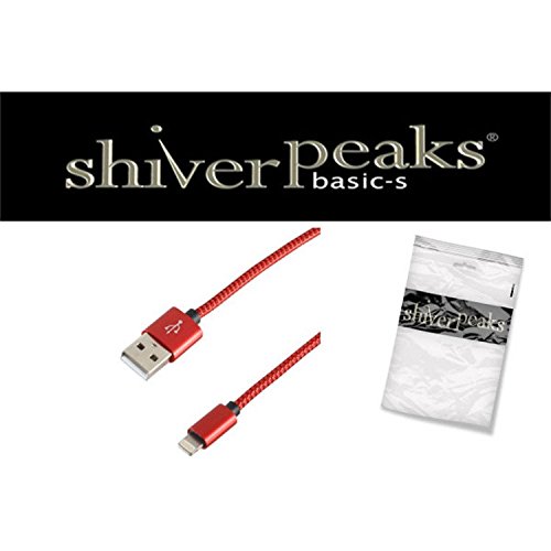 Preisvergleich Produktbild shiverpeaks USB-Ladekabel A Stecker auf Lightning rot, 2m