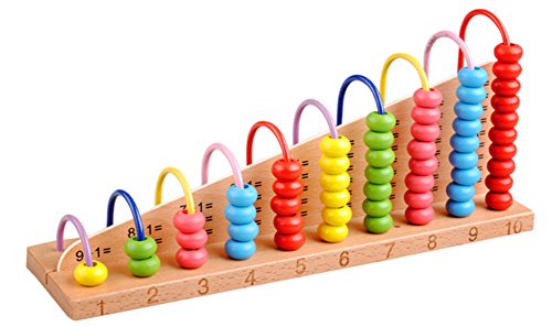 Babies' Learning Education Recognition Wooden Computation Frame Board