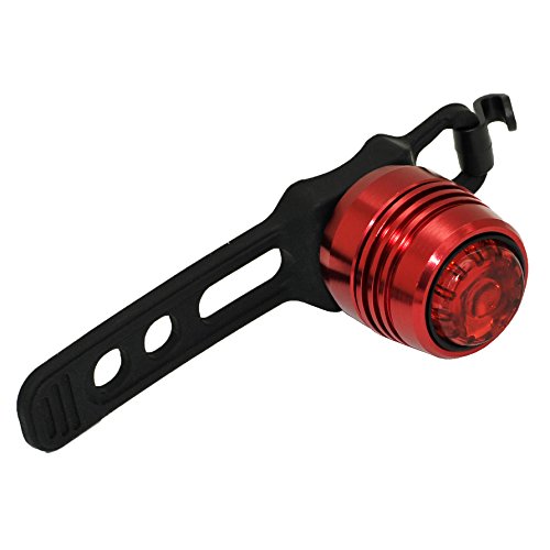 Aluminium LED Frontlicht Rücklicht,PUGO TOP USB Aufladbar 3 Leuchtmodi Wasserdicht Fahrrad Rücklampe Rad Licht Fahrradbeleuchtung Leuchte Helmlicht Warnlicht Leuchtmittel Lampen Set - 3