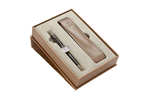 spécification Parker Coffret Cadeau Sonnet Stylo Bille Laqué Noir Mat Attributs Dorés + Étui