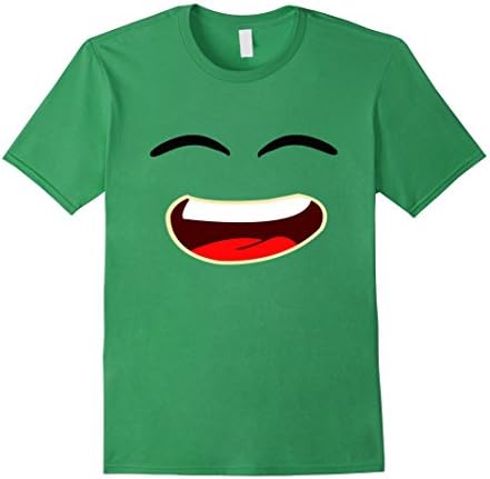 Men's Jelly T-shirt for Kids &amp; Adults Smiley Face Medium Grass