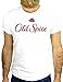 Produktbild T SHIRT JODE Z2724 OLD SPICE COOL NICE FUNNY NICE VOYAGER COOL HIPSTER RED NICE COOL GGG24 BIANCA - WHITE M