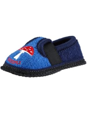 Adelheid Glückspilz Kinderwollhausschuh Jungen Flache Hausschuhe