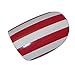 Chix Nails Nail Wraps Red White Stripes Fingers Toes Vinyl Foils Minx Trendy Style