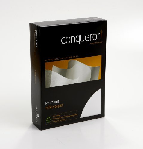 Conqueror A4 Prestige Papier Contour Finish 500 Blatt Weiß