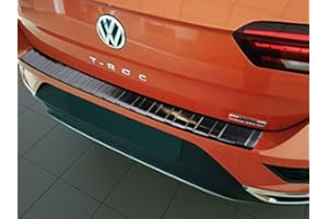 ‎AZUGA Ladekantenschutz aus Edelstahl in anthrazit mit 3D Abkantung passend für VW T-ROC ab 2017 (auch Cabrio) AZ30000002