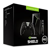 Nvidia Shield TV Pro Media Streaming Player (500 GB, inkl. Fernbedienung und Shield Controller) schwarz