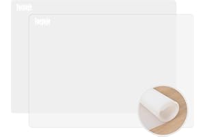 Foepoge - Alfombrillas de silicona extra gruesas de 2 mm para encimera de cocina, resistente al calor, 23.6 x 15.7 pulgadas, manteles individuales grandes, tapete de silicona para manualidades de