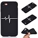 Produktbild Everainy Kompatibel für iPhone 7/iPhone 8 Hülle Silikon Bumper Gummi Neu Cover Hüllen für iPhone 7/iPhone 8 Handyhülle Stoßfest TPU Stoßstange Schwarz Schutzhülle (Motiv)