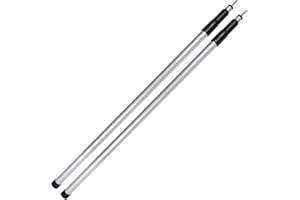 Noorsk® Barre de Support télescopique en Aluminium en différentes Longueurs de 80 cm à 240 cm - 3 Segments pour Tente, bâche, auvent ou bâche.