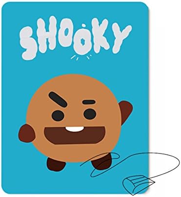 Loheag Clinor Bangtan Boys BTS Mouse Pad Mouse Pad Mouse Mat | Love Yourself | Jung Kook Jimin, V, Suga, Jin, Hope Rap Monster, Excellent Gift for the Army multicolour SHOOKY 26 x 21 cm