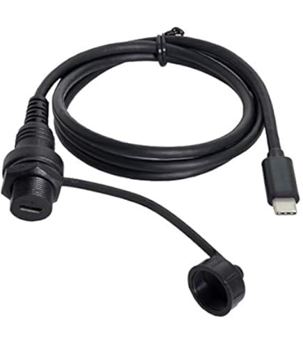 USB-C IP67 cavo impermeabile tipo-c 3.1 IP 67 maschio a femmina montaggio a pannello connettore impermeabile cavo di prolunga 30cm  44