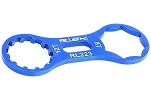 Hiessgozy Outil de réparation de fourche avant en aluminium Risk pour Sr XCR/xct/xcm/RST VTT clé vélo M1l7 outils de démontage fourche avant