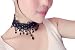 3PCS Different Style Womens Lace Choker Necklace Chain Necklace With Dangling Beautiful Beads Charm Pendant for Women Girls Best Gift
