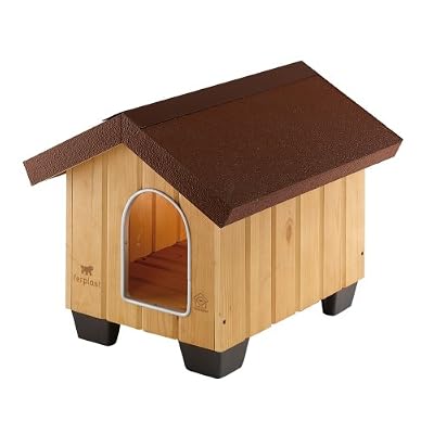Ferplast Niche en bois pour Chiens Domus Mini