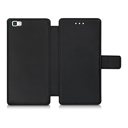 kwmobile Funda-Cartera Fina para Huawei P8 Lite 2015 - Piel sint tica Funda Tipo Flip Compartimento para Tarjetas Funda con im n en Negro reviews kwmobile Funda-Cartera Fina para Huawei P8 Lite 2015 - Piel sint tica Funda Tipo Flip Compartimento para Tarjetas Funda con im n en Negro