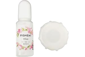 VO DESIGN BMBN Pigment époxy, Cristal Époxy Pigment UV Résine Colorant DIY Bijoux Colorant Art Artisanat Coloration Séchage Couleur Mélange Liquide Décorations Blanc