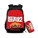 Produktbild 2pcs Erlöser Rucksack, Unisex Student Computer Umhängetasche Red Dead Redemption Schulrucksack Lässig Große Kapazität Reiserucksäcke Großes Fach Bookbag Geeignet für Jungen, Mädchen, Erwachsene, Sc