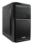 Negro TooQ TQC-4735U3C-B - Caja de Ordenador (microATX,con Fuente de 500 W, USB 3.0, Lector de Tarjetas Frontal) Color Negro