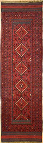 Beautiful Handmade Afghan Carpet Runner - Size Ft:8'6 x 2'0 Code R8473