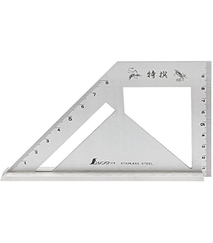 Rapporteur D'angle Shinwa 90° En Acier Inoxydable - 10cm, Précision Professionnelle Bricolage