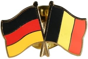 Flaggenfritze® Freundschaftspin Deutschland - Belgien