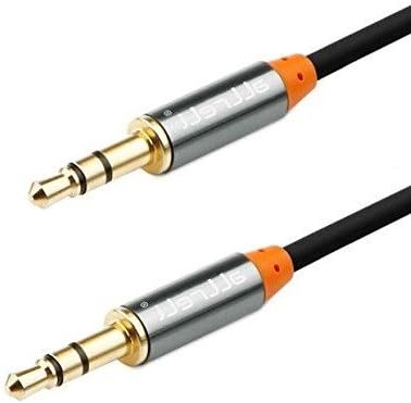 aLLreLi 1M 3.5mm Premium Auxiliary Audio Cable AUX Cable for Beats Headphones, iPods, iPhones, iPads, Home / Car Stereos and More - Black