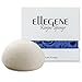 Ellegene Konjac Sponge Pure Fiber - Natural Skin Exfoliator + Cleanser - All Skin Types