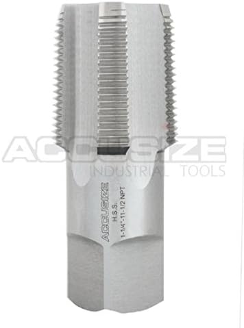 Accusize - 3/4"-14 HSS (M2) NPT Taper Pipe Tap, 5 Flute, Brand New, ANSI Standard, Ground, #NPT-34