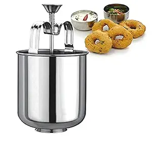 plenzo Stainless Steel MEDUVADA Maker for Perfectly Shaped & Crispy Medu Vada, Hygienic Without Any Hassle.