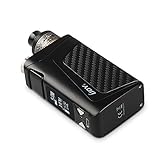 IJOY ® RDTA BOX 100W E-Zigarette Vape Mod Box Kit - Verbesserte RDTA All-in-one elektronische Zigarette Vape Vaporizer Behälter mit VW / TC / Benutzer-Modi - Top Refill 2 ml E Shisha E Cig Vapor Vape Pen Kit - 2600mAh Akku elektronische Zigarette Vapor Pen Kit- Kein Nikotin – Schwarz - 