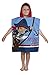 Produktbild Handtuch-Poncho für Kinder und Erwachsene Strandtuch aus 100 % Baumwolle. Ideal für Kinder und Erwachsene Blau blau 3-10 Years