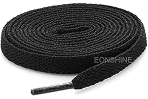 DANRAW STORES [PAIR] 120cm Flat Shoe laces, Soft Trainer Lace, Sneaker Lace, Polyester,Sports, Casual, Hiking, Mountaineering, Walking, Running