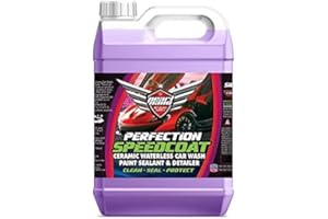 Pearl Nano Speedcoat Amazing Shine, CERAMIC Spray Coating Waterless Car Wash Hydrophobic Top Coat Polish Polymer Paint Sealant Protection (4Litre + Spray Bottle)