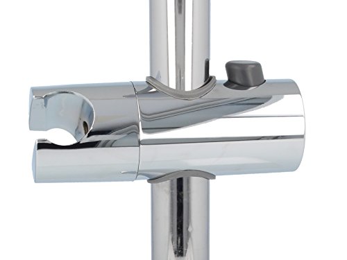 tecuro Universal - Gleiter Schieber Brausehalter für Wandstange 20,5 mm