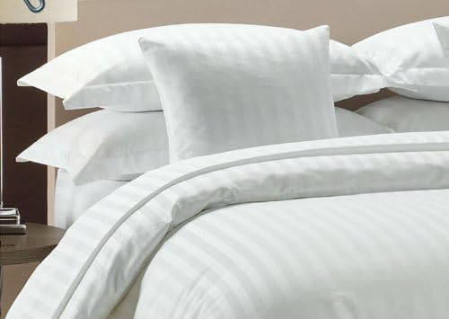 Comfort Beddings 600TC 1pc Fitted Sheet 30" Deep Pocket Emperor Size 100% Egyptian Cotton Stripe