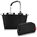 Produktbild reisenthel Exklusiv-Set: bk7003 carrybag black PLUS GRATIS ls7003 makeupcase black